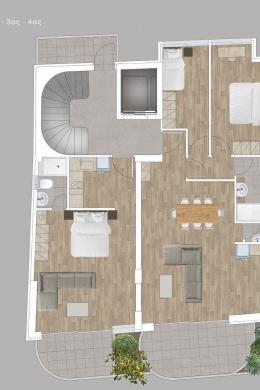 Neos Kosmos, Apartment, Sale, 71 sq.m